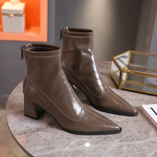 Damen Modische Stiefel im klassischen Design Heidi-Mode