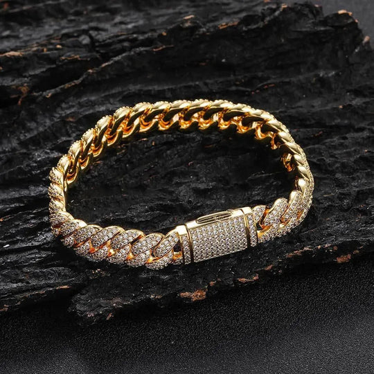 Heidi-Mode | Hip Hop Fashion Schmuckarmband mit Zirkonia