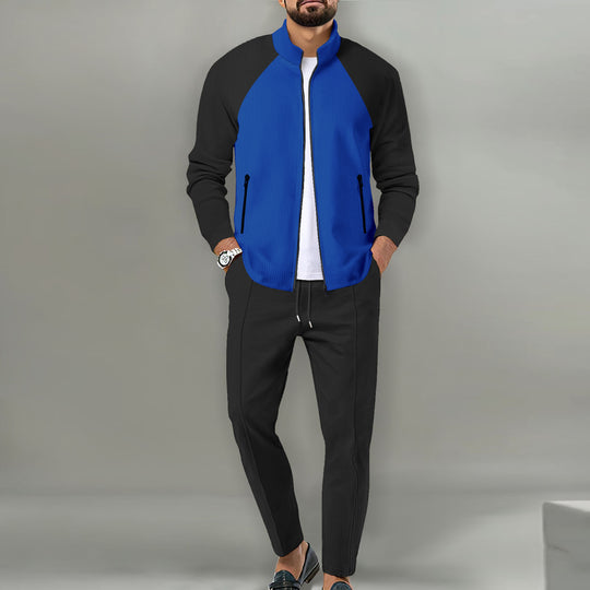 Herren Sportlicher Track-Suit mit High-Tech-Materialien Heidi-Mode