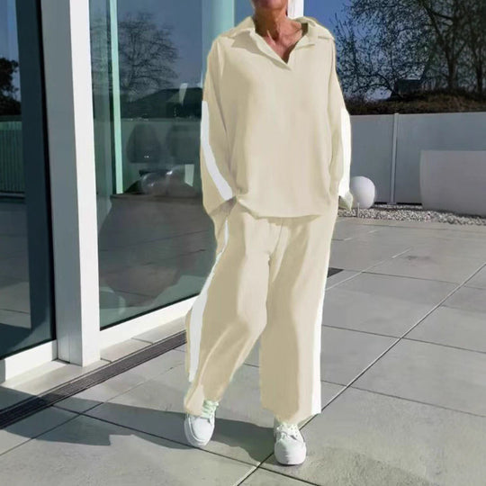 Damen modisches Freizeitanzug-Set mit sportlichem Schnitt Heidi-Mode