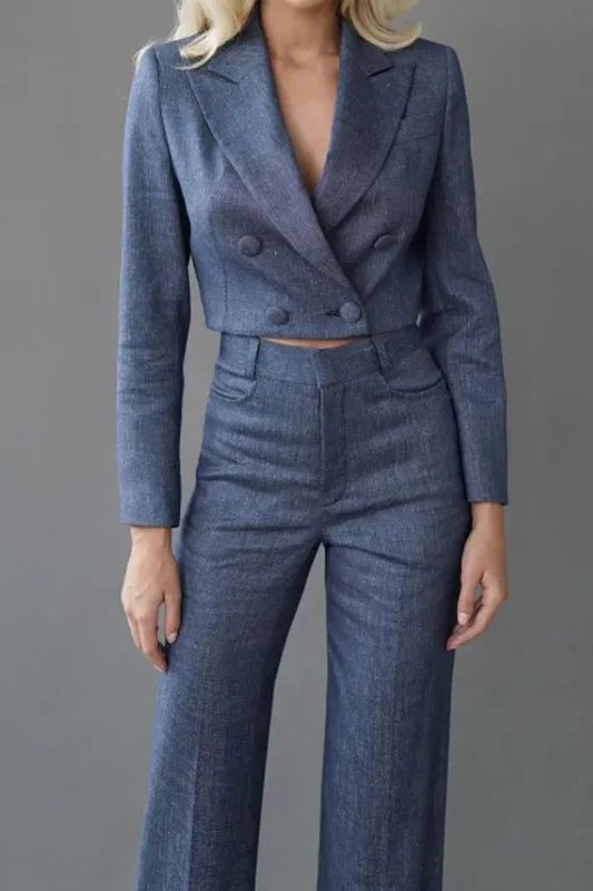 Heidi-Mode | Kurze Jacke Hosenanzug