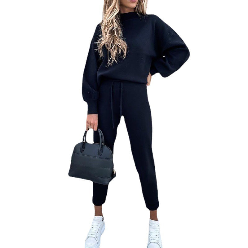 Damen Lässiges Hoodie-Set mit bequemen Jogginghosen Heidi-Mode