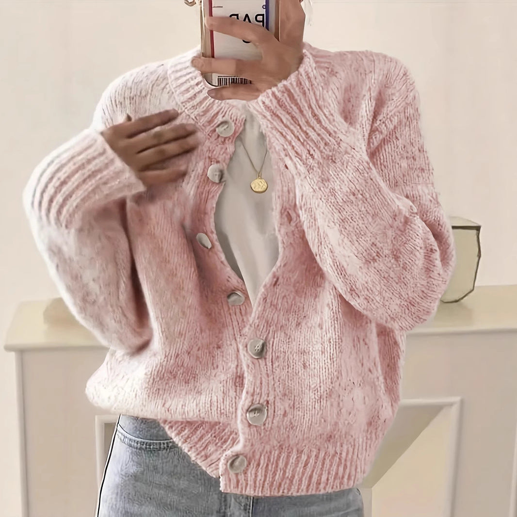 Damen Kuschelige Strickjacke Heidi-Mode