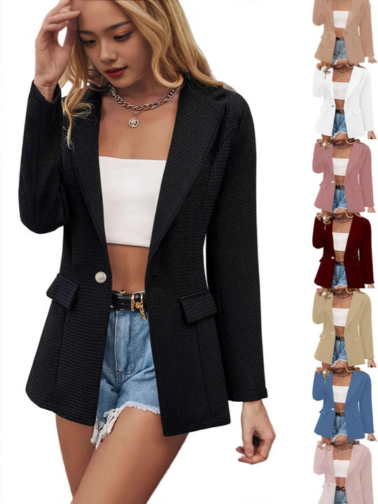 Damen Elegante und bequeme Blazerjacke Heidi-Mode