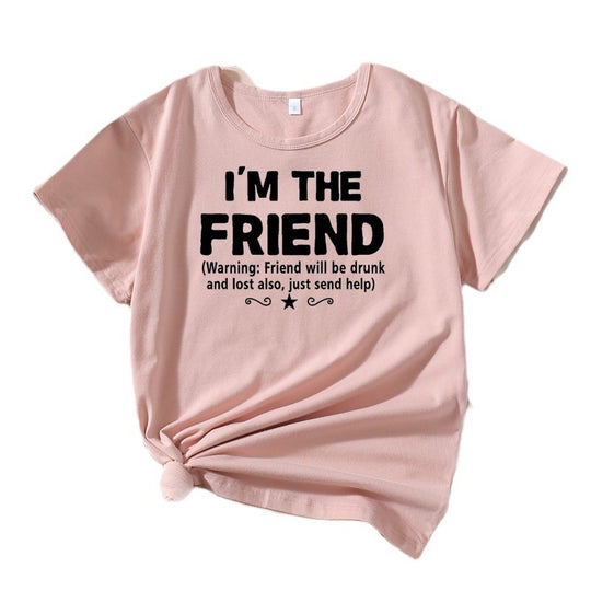 Frauen Casual Komödie Grafik T-Shirt Heidi-Mode