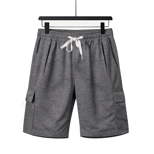 Herren Cargo-Shorts mit elastischem Bund und praktischen Seitentaschen Heidi-Mode