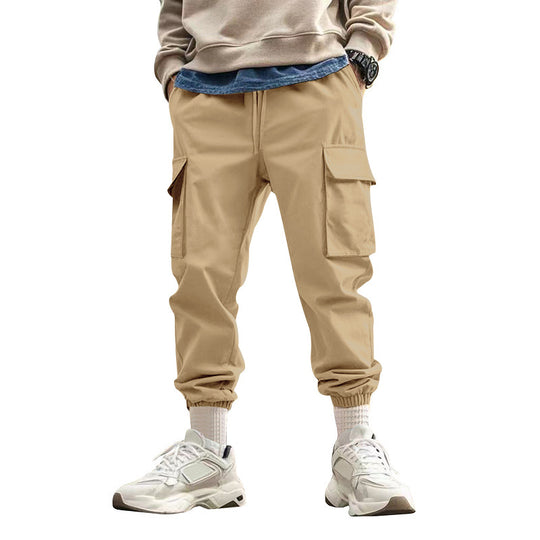 Herren Cargo-Jogginghose mit praktischen Taschen und elastischem Bund Heidi-Mode