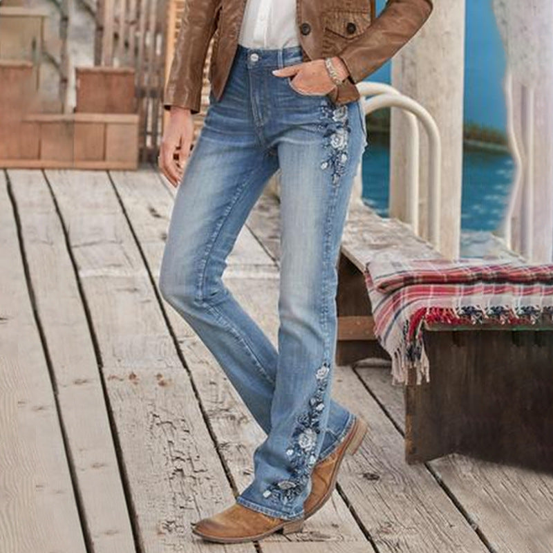 Elegante Jeans mit hoher Taille