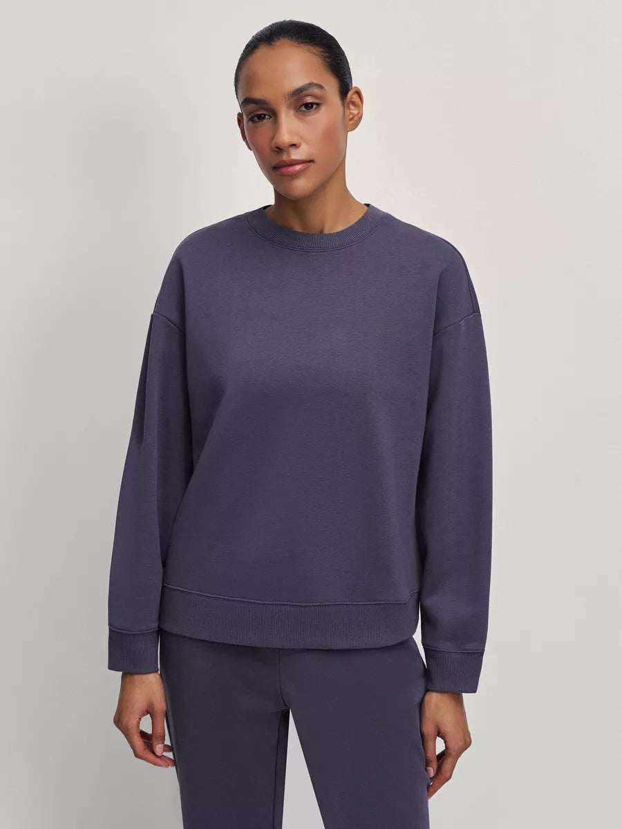 Damen Bequemer Oversized Sweatpullover mit lässigem Schnitt Heidi-Mode