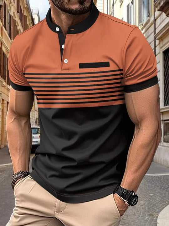Heidi Mode | Gestreiftes Golf Henley Hemd