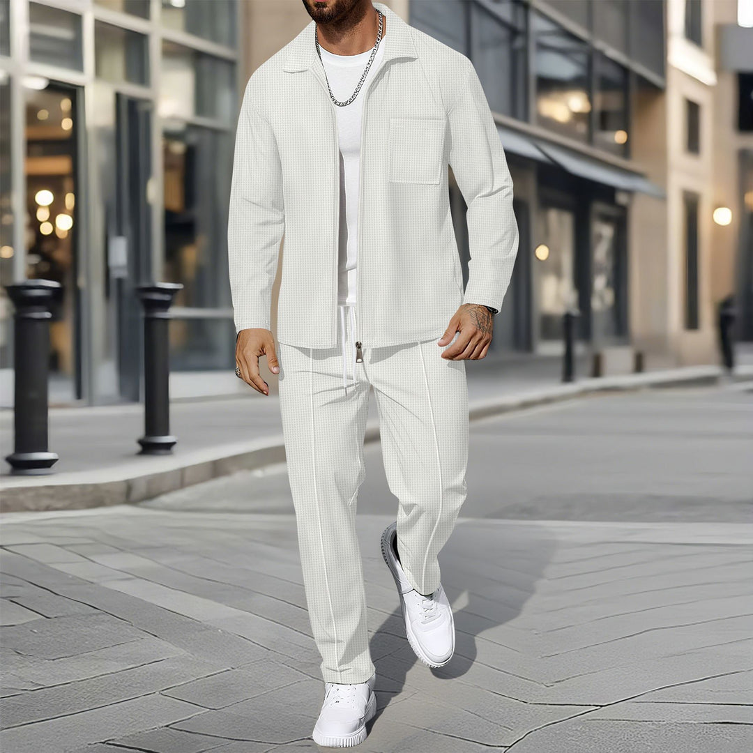 Herren moderne Zweiteiler im lässigen Schnitt Heidi-Mode