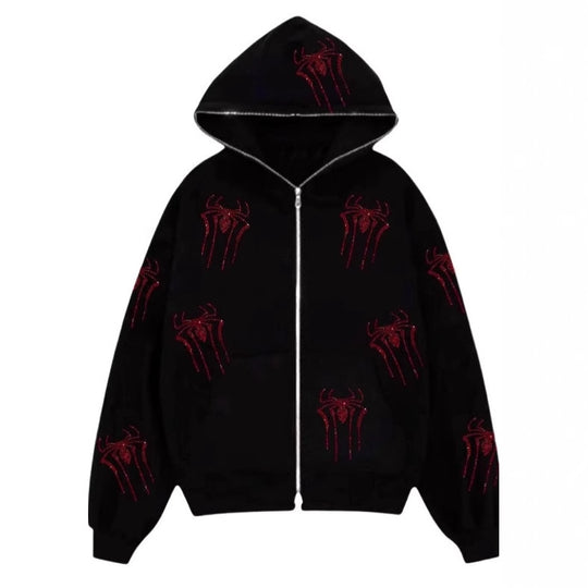 Damen Herren Kapuzenpullover mit einzigartigem Grafikdesign Heidi-Mode