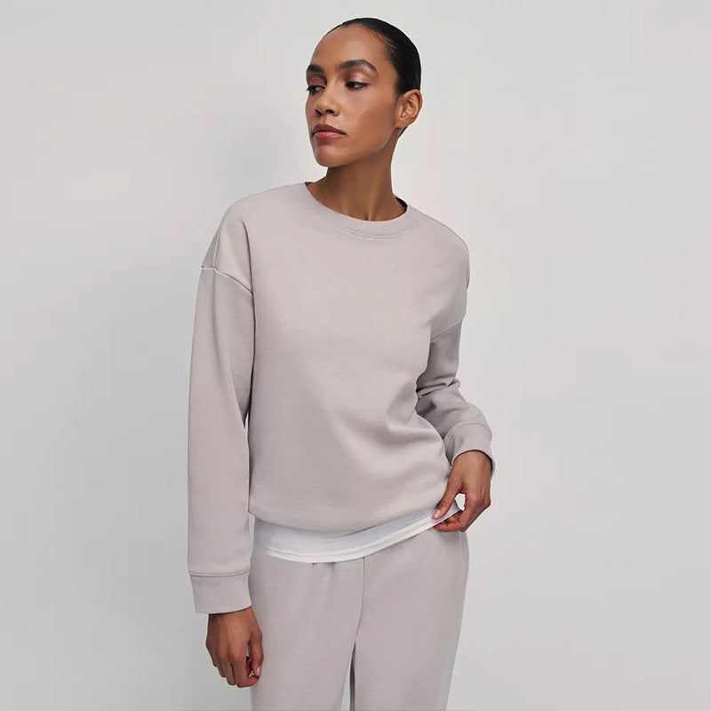 Damen Bequemer Oversized Sweatpullover mit lässigem Schnitt Heidi-Mode