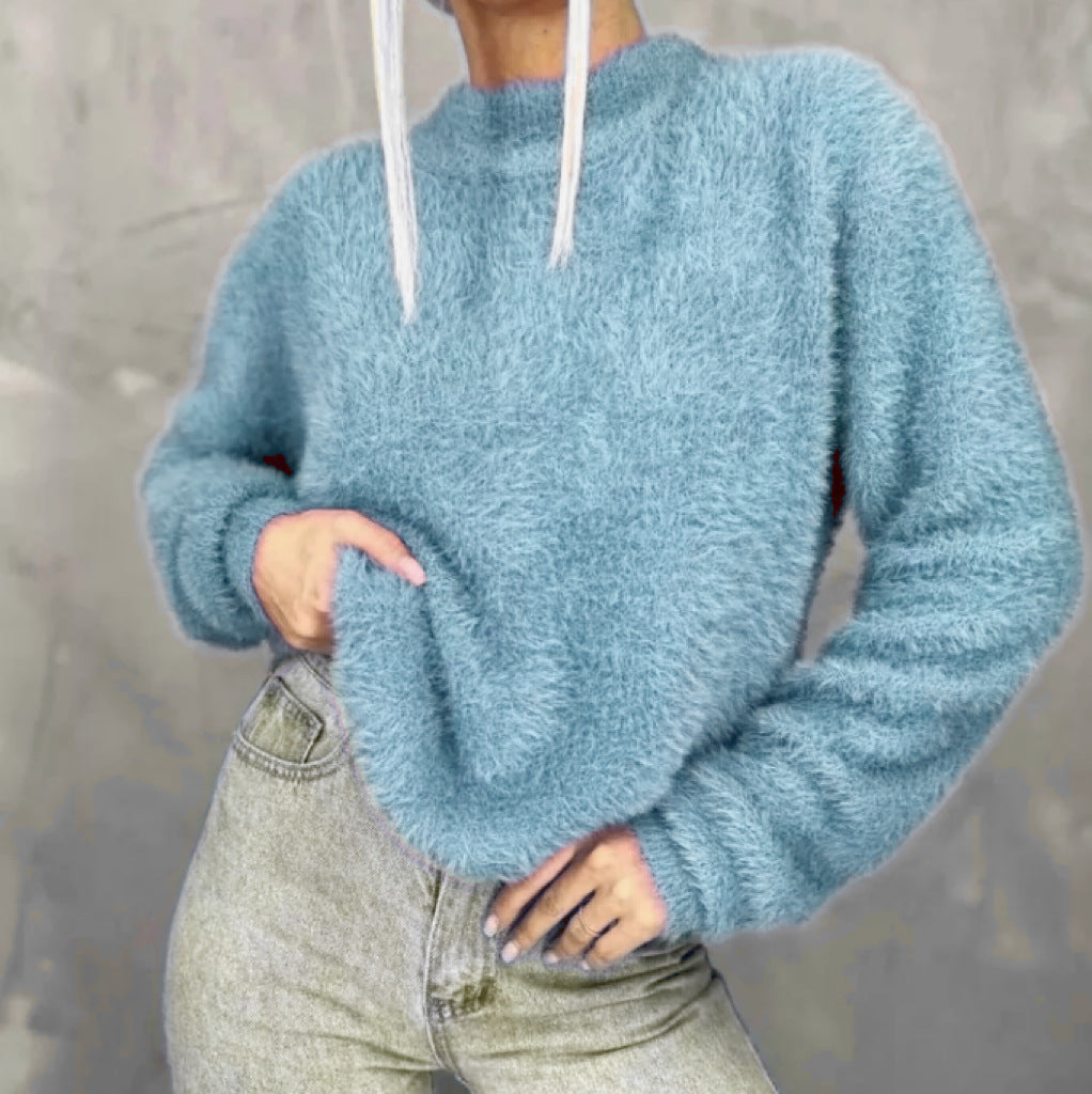 Damen Kuscheliger Pullover Heidi-Mode