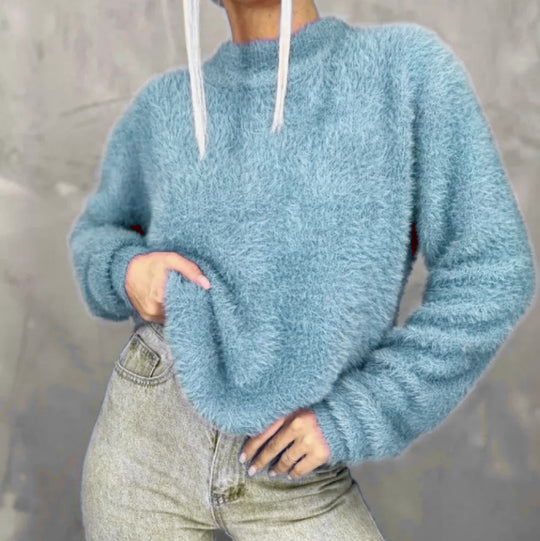 Damen Kuscheliger Pullover Heidi-Mode