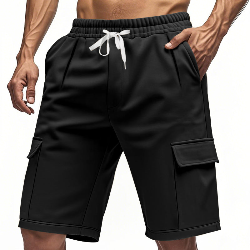 Damen komfortable Cargo-Shorts mit elastischem Bund und praktischen Seitentaschen Heidi-Mode