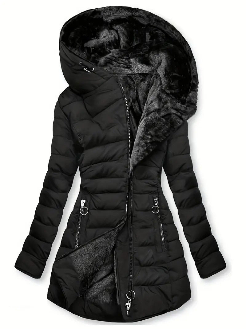 Damen Langzeit-Winterjacke mit weichem Innenfutter Heidi-Mode