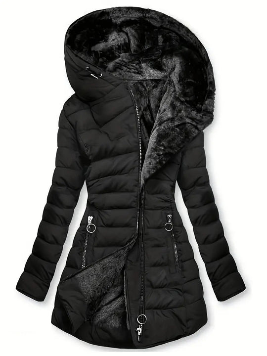 Damen Langzeit-Winterjacke mit weichem Innenfutter Heidi-Mode