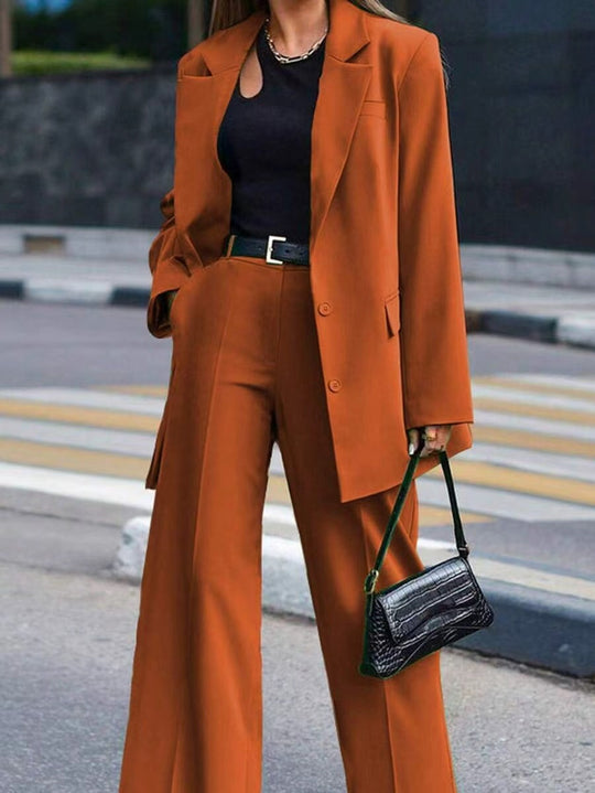 Damen Eleganter Zweiteiler im Business-Look Heidi-Mode