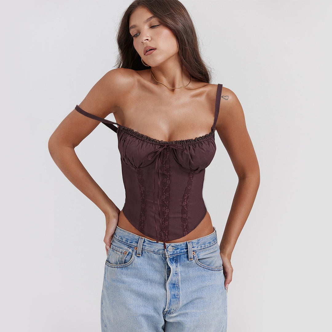 Damen Korsett-Top Heidi-Mode