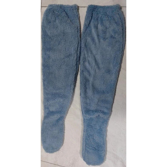 Damen Kuschelige Overknee-Socken aus weichem Fleece Heidi-Mode