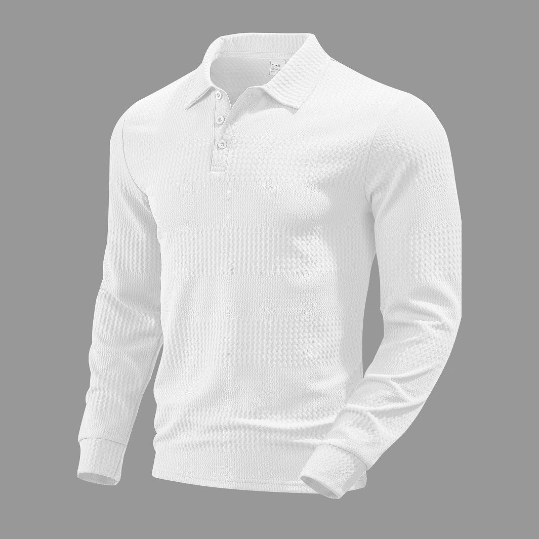 Herren Langarm Poloshirt Heidi-Mode