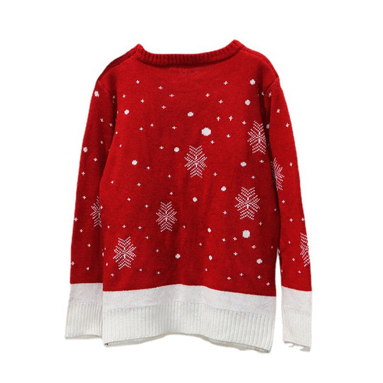 Damen Weihnachtspullover mit fröhlichem Rentier-Design und weichem Material Heidi-Mode