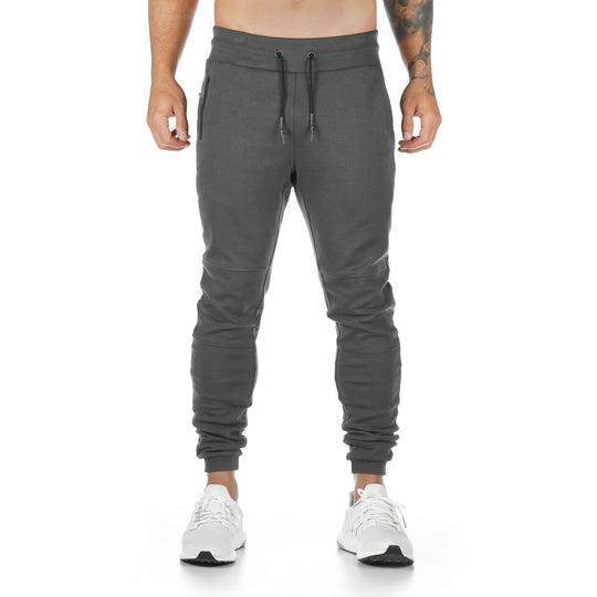 Herren bequeme Jogginghose mit praktischen Reißverschlusstaschen und elastischem Bund Heidi-Mode