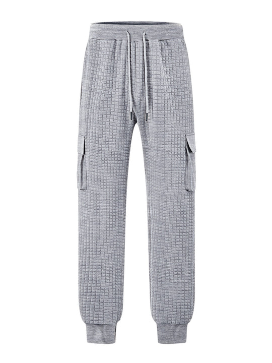 Herren Cargo-Jogginghose mit elastischem Bund und praktischen Seitentaschen Heidi-Mode
