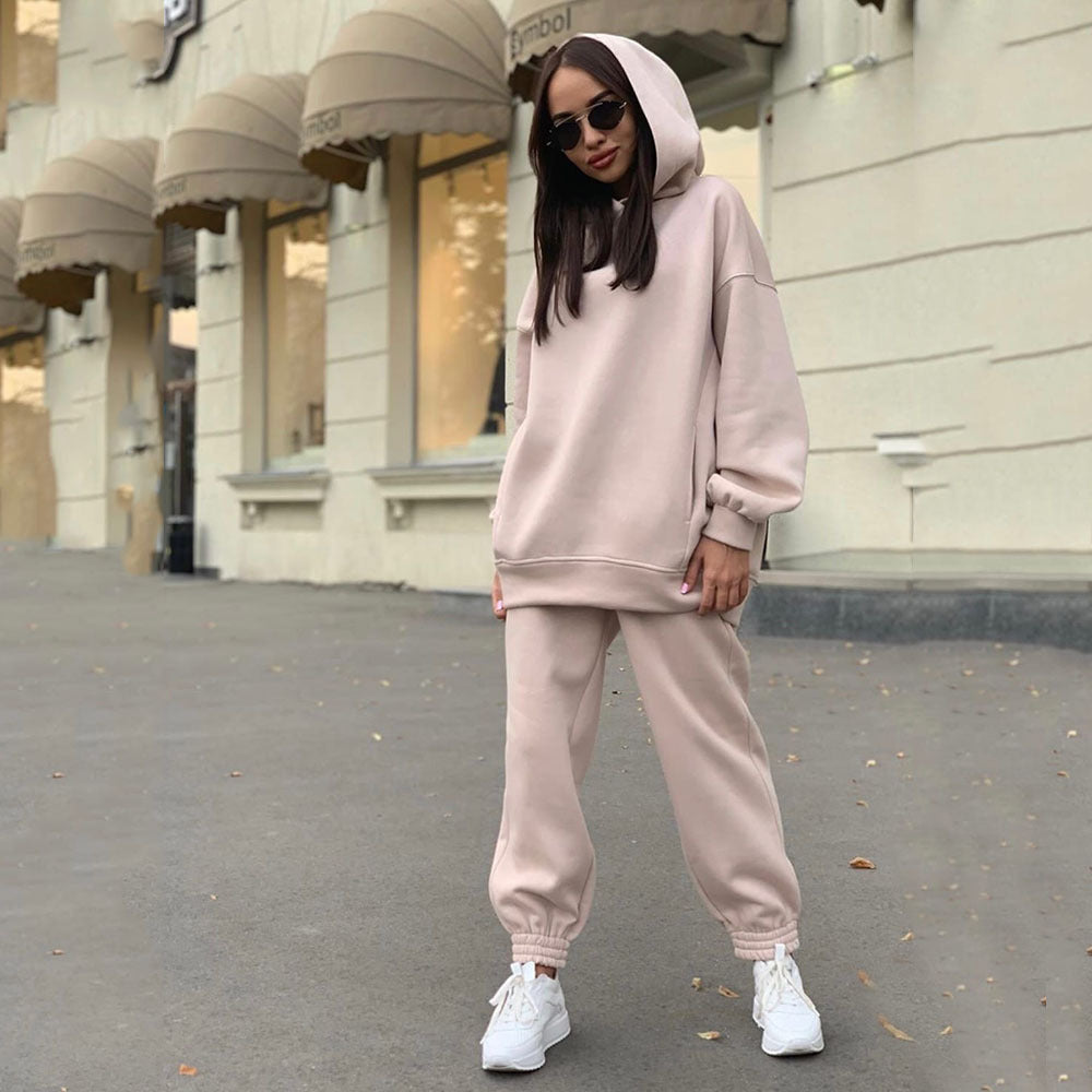 Heidi-Mode | Zweiteiliges Sport Hoodie Sweatpants Set