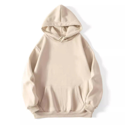 Damen Oversized Kapuzenpullover mit Kängurutasche Heidi-Mode