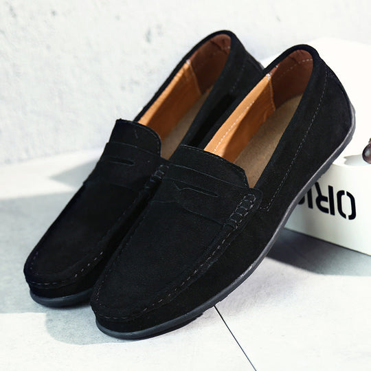 Heidi-Mode | Le Dreux Wildleder Slipper