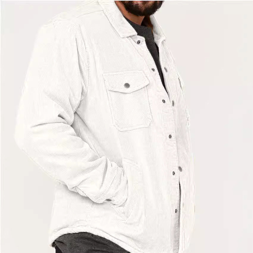 Herren Cordjacke mit praktischen Taschen und stylischem Design Heidi-Mode