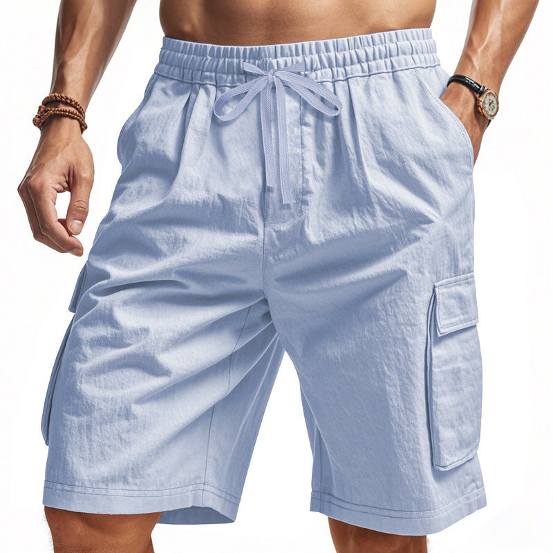 Herren Cargo-Shorts mit elastischem Bund und praktischen Seitentaschen Heidi-Mode 1757709064