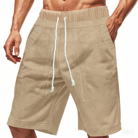 Herren Freizeit-Shorts mit elastischem Bund und praktischen Seitentaschen Heidi-Mode