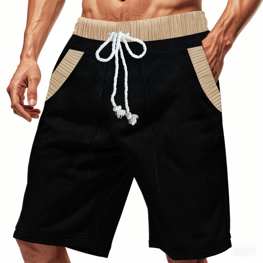 Herren Freizeit-Shorts mit elastischem Bund und praktischen Seitentaschen Heidi-Mode
