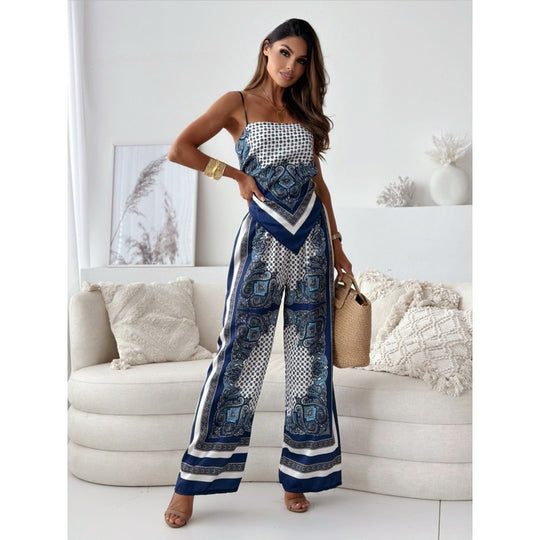 Damen stilvolle weit geschnittene Jumpsuit Heidi-Mode
