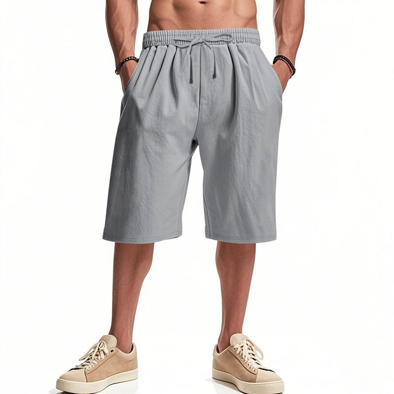 Herren bequeme Cargo-Shorts mit elastischem Bund und großzügigen Taschen Heidi-Mode