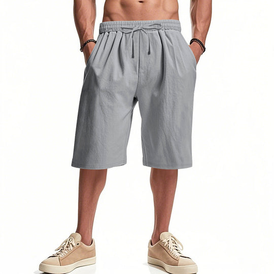 Herren bequeme Cargo-Shorts mit elastischem Bund und großzügigen Taschen Heidi-Mode