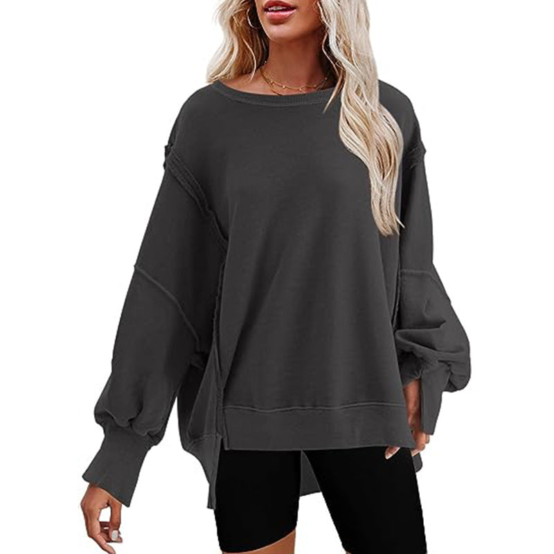 Damen Oversized Sweatshirt Heidi-Mode