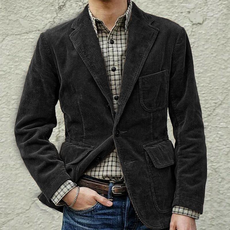Herren Cordblazer mit modernem Schnitt Heidi-Mode