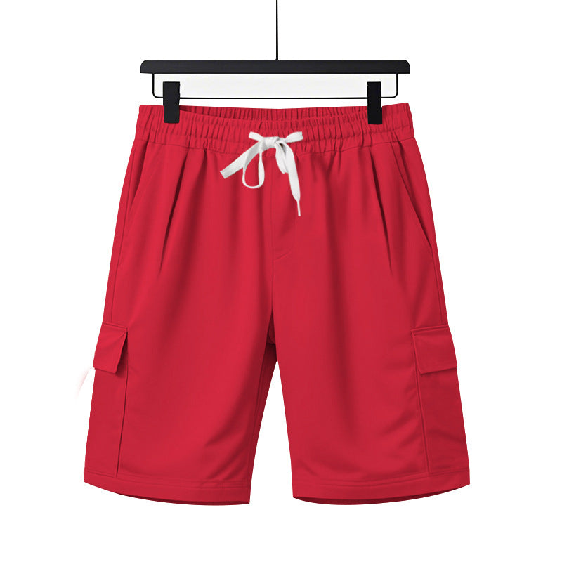 Herren Cargo-Shorts mit elastischem Bund und praktischen Seitentaschen Heidi-Mode