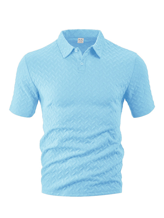 Herren Poloshirt aus atmungsaktiver Baumwolle Heidi-Mode