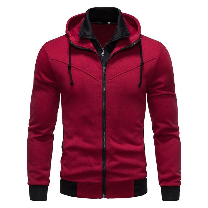 Herren sportliche Kapuzenjacke mit modernem Schnitt und praktischen Reißverschlusstaschen Heidi-Mode