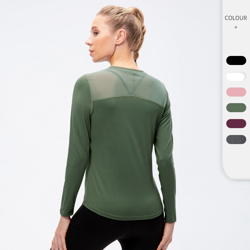 Damen Funktions Langarmshirt mit atmungsaktiven Eigenschaften und schnelltrocknendem Material Heidi-Mode