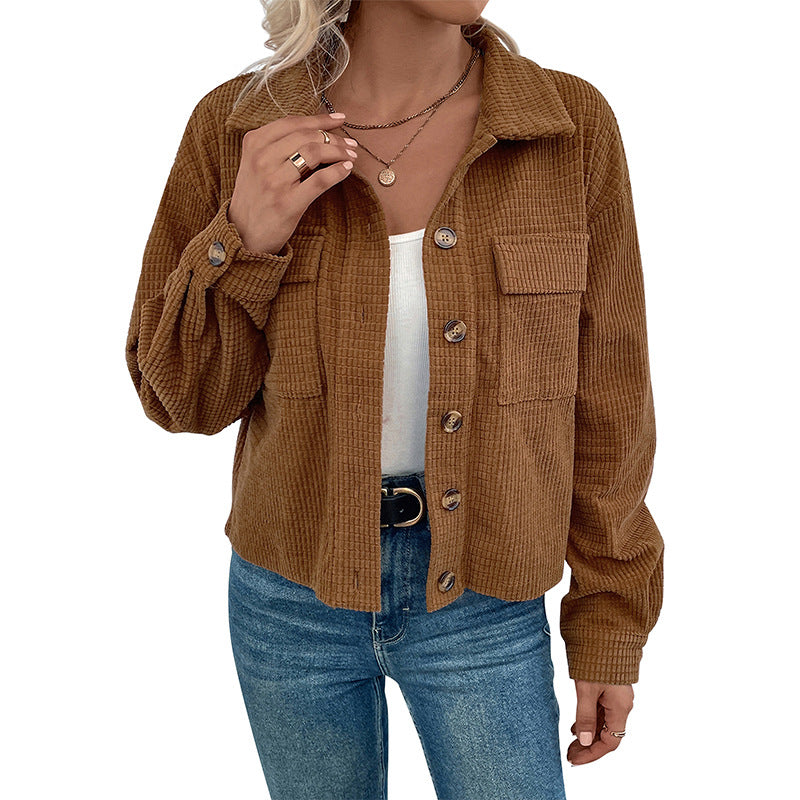 Damen leichte Kordjacke Heidi-Mode