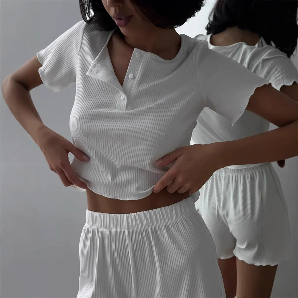 Damen Pyjama Set Heidi-Mode