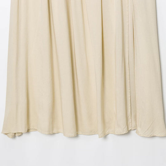 Damen Maxi-Rock mit Taillengürtel und Faltenwurf Heidi-Mode