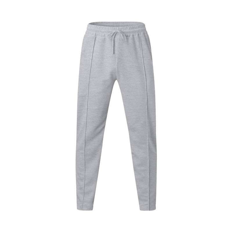 Herren Sportliche Jogginghose mit elastischem Bund und dekorativen Seitennähten Heidi-Mode