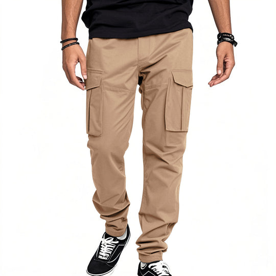 Herren Cargo-Hose mit vielseitigen Taschen und flexiblem Schnitt Heidi-Mode